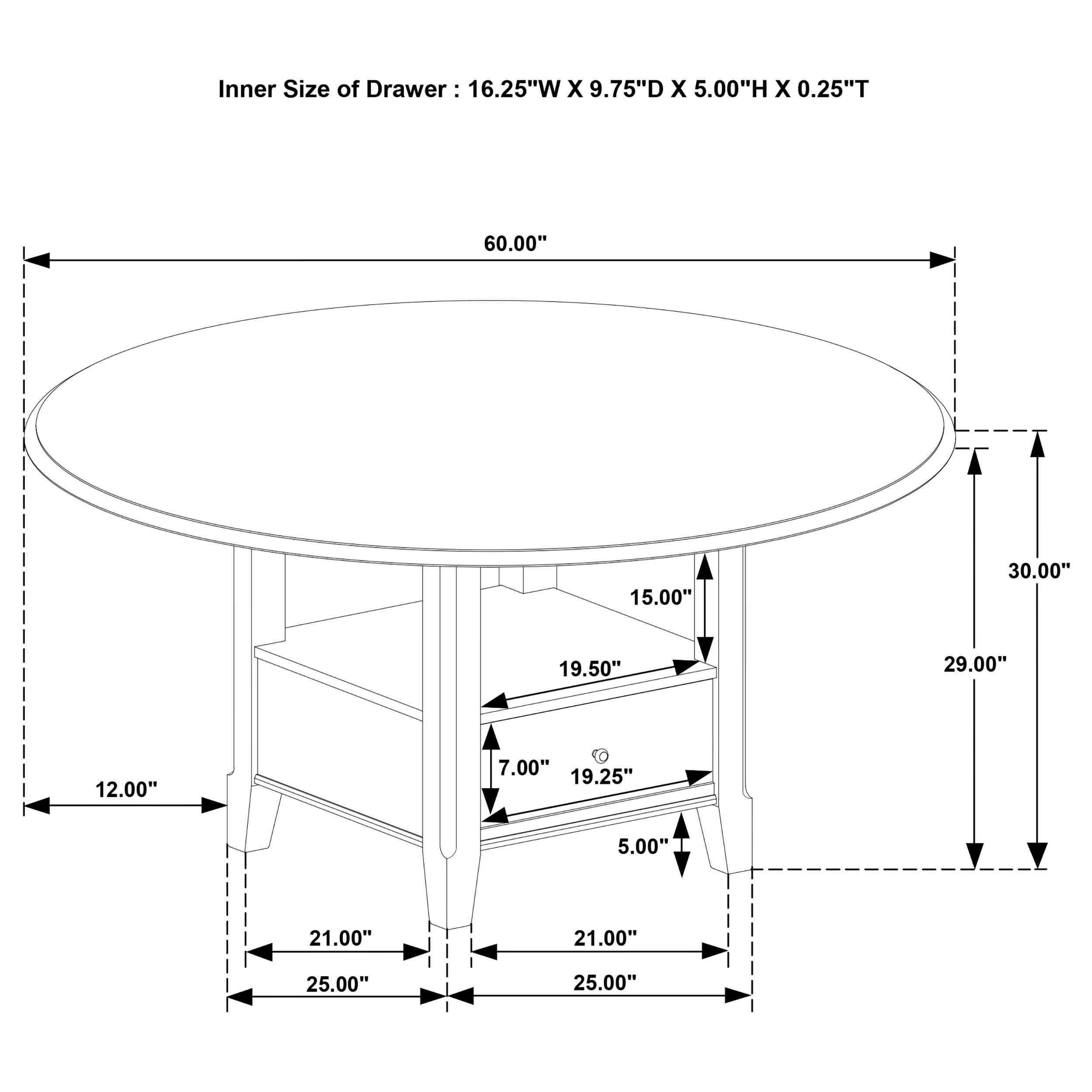 Twyla Dining Table - Ideal Furniture (Fresno,CA)