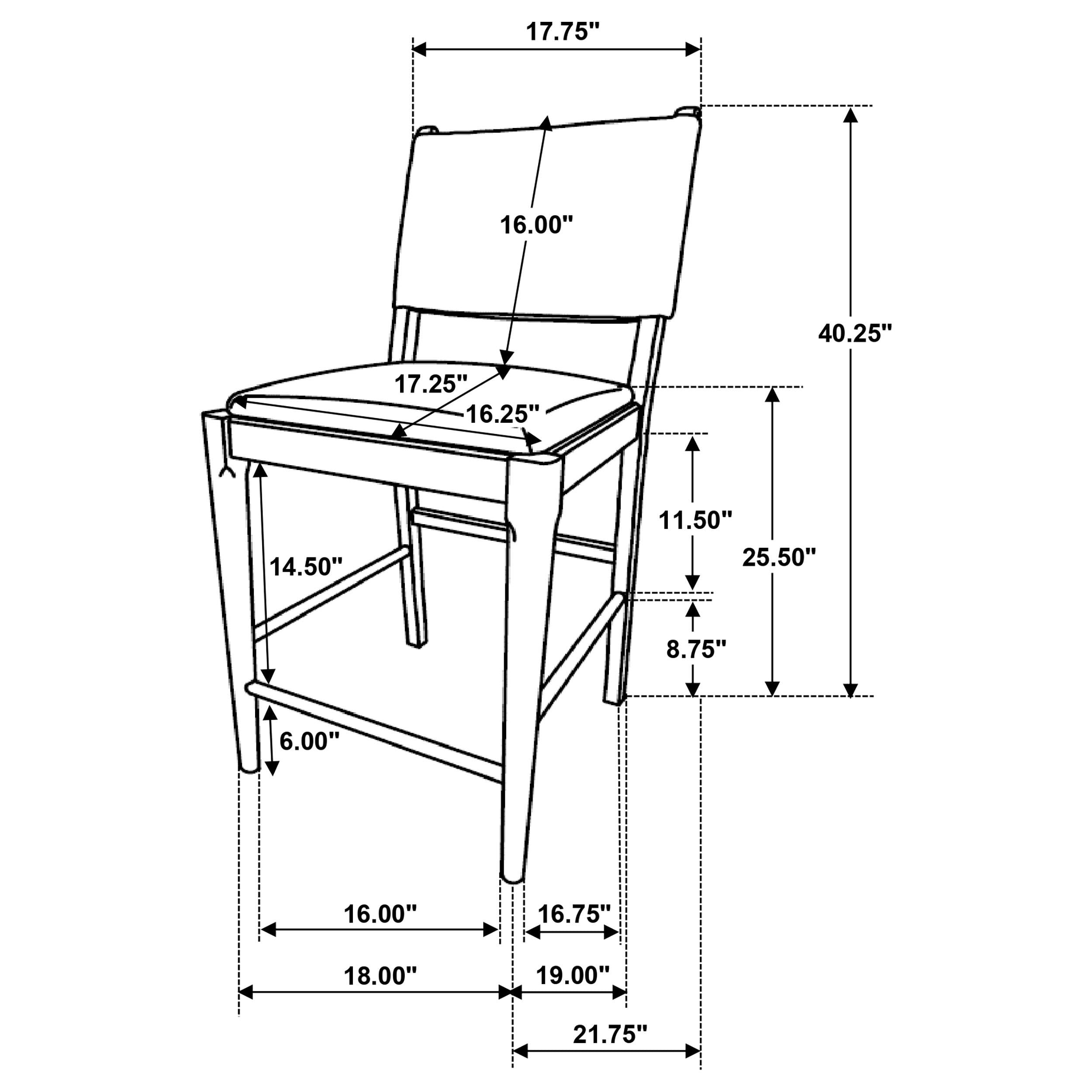 Ottowa Counter Chair - Ideal Furniture (Fresno,CA)