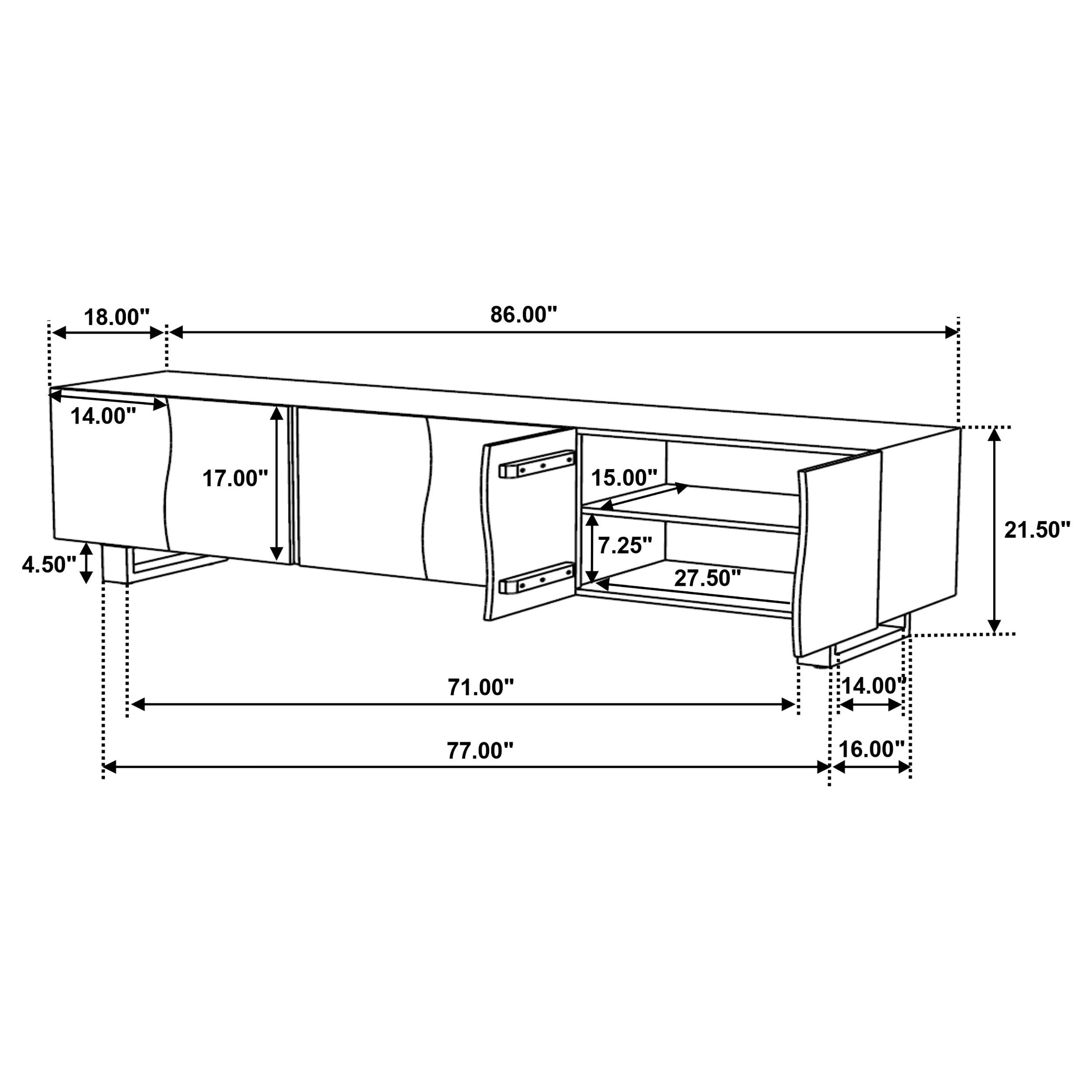 Trask TV Stand - Ideal Furniture (Fresno,CA)