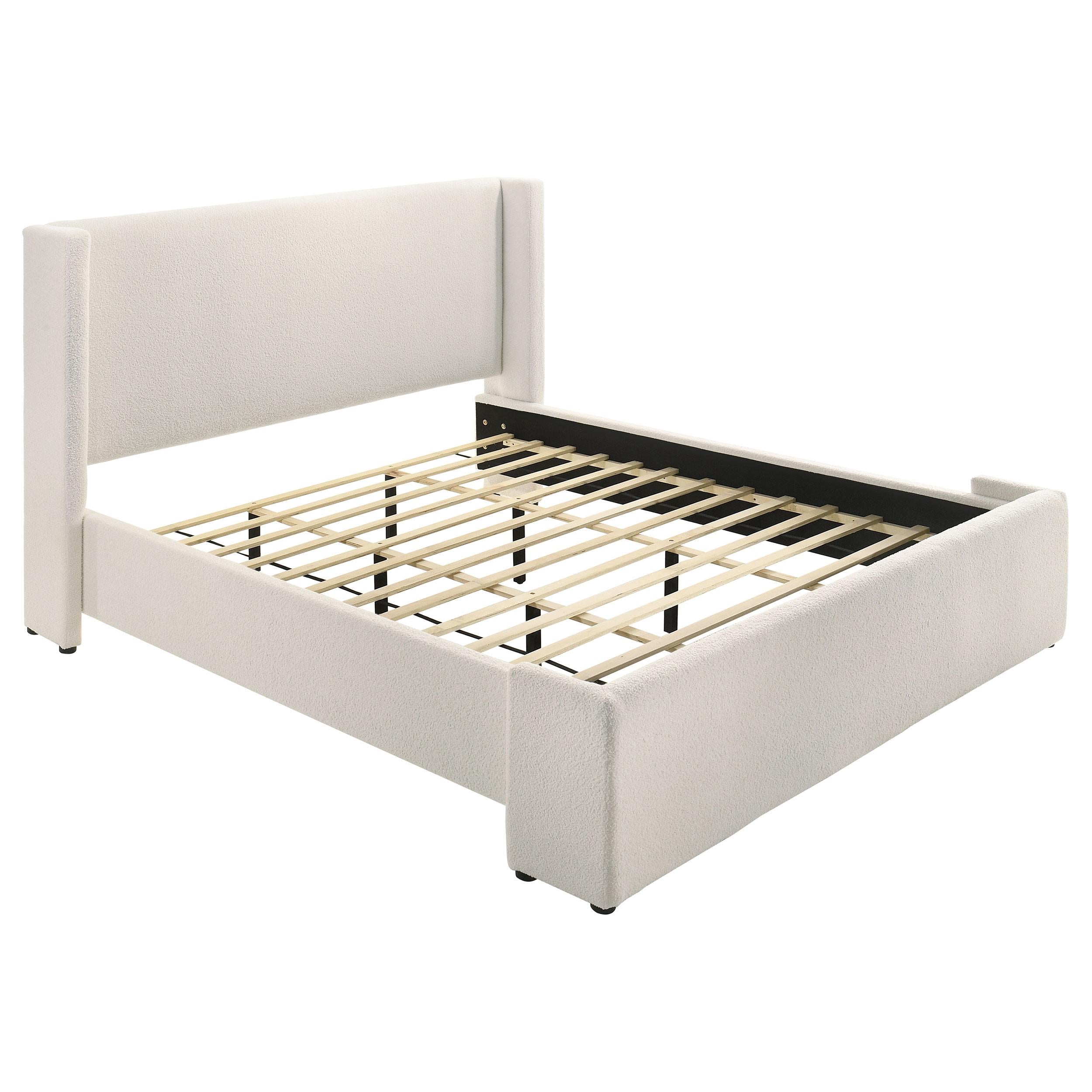 Alamosa Wingback Platform Bed - Ideal Furniture (Fresno,CA)