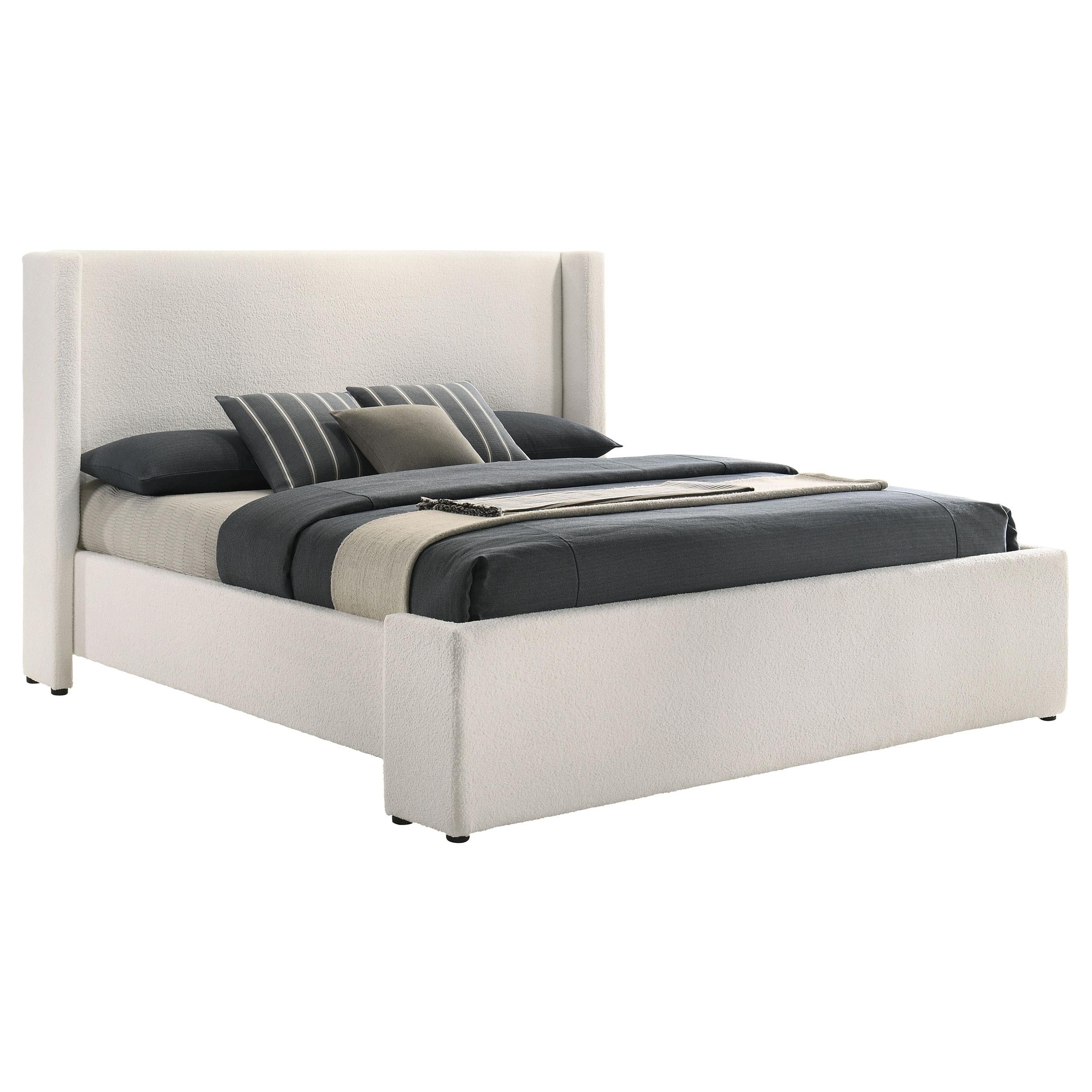 Alamosa Wingback Platform Bed - Ideal Furniture (Fresno,CA)