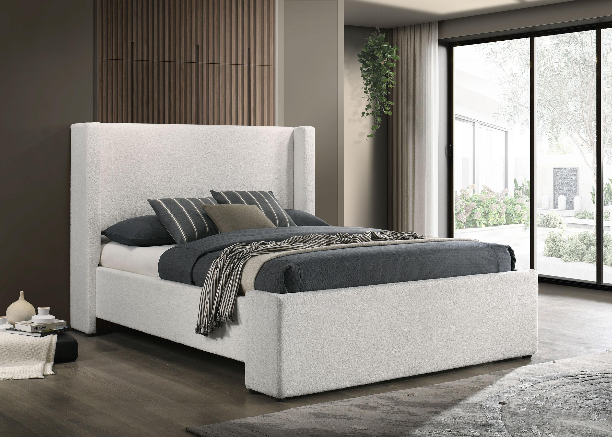 Alamosa Wingback Platform Bed - Ideal Furniture (Fresno,CA)
