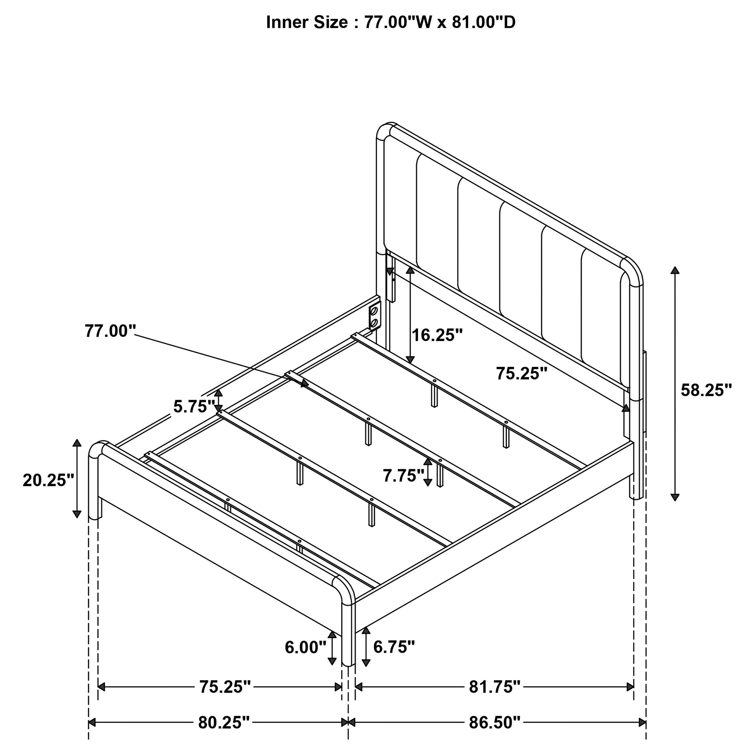 Amsbury Panel Bed - Ideal Furniture (Fresno,CA)