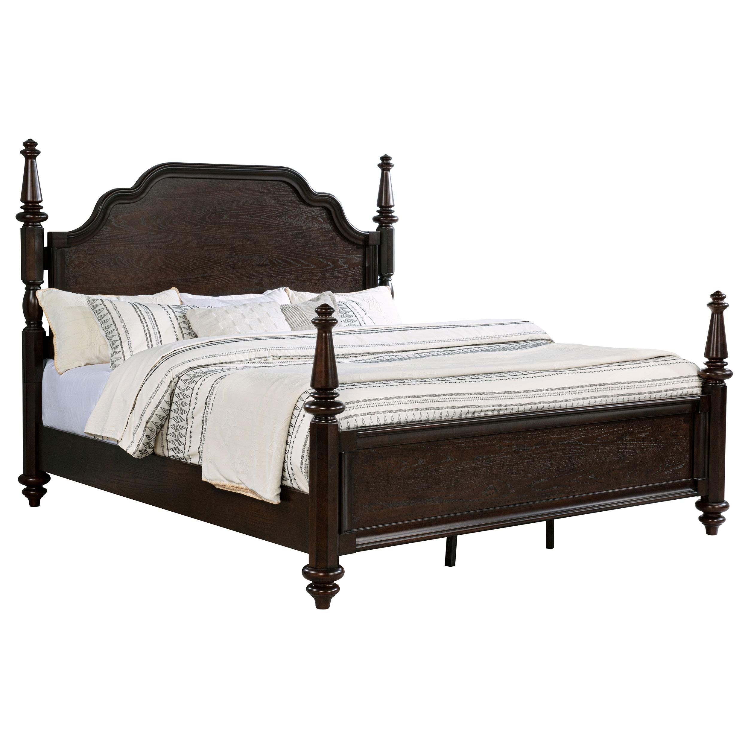 Andover Four-Poster Panel Bed - Ideal Furniture (Fresno,CA)