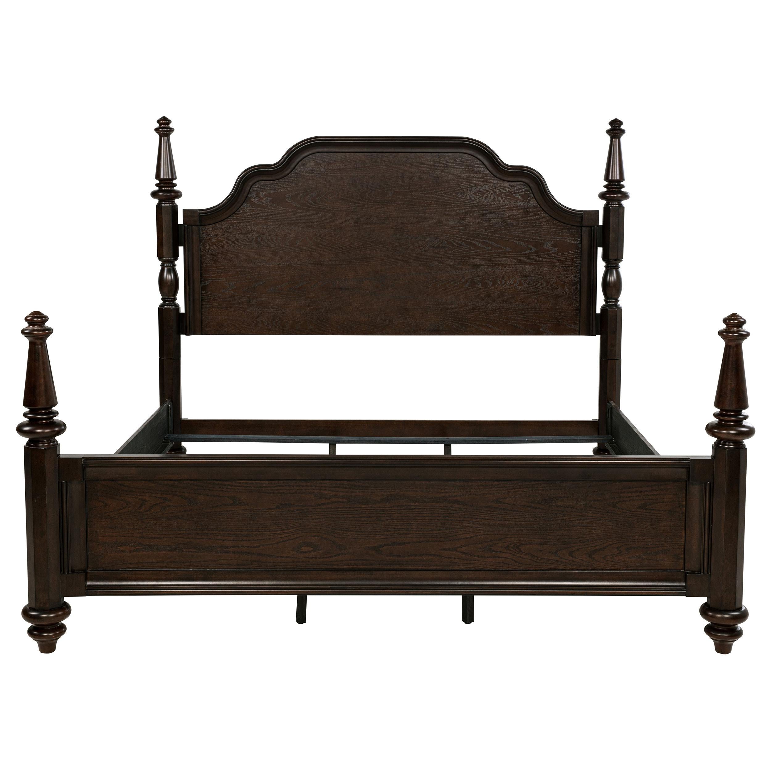 Andover Four-Poster Panel Bed - Ideal Furniture (Fresno,CA)
