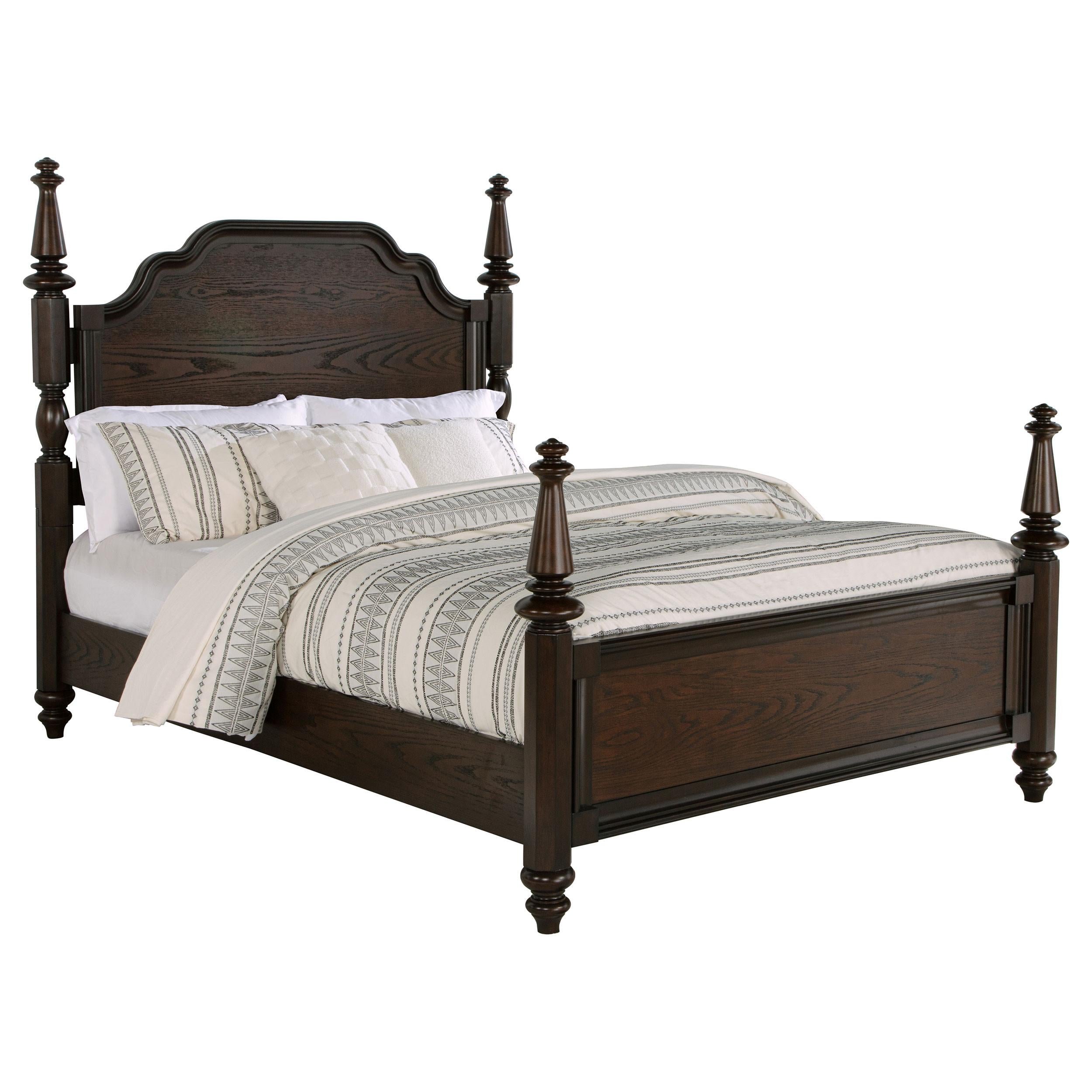 Andover Four-Poster Panel Bed - Ideal Furniture (Fresno,CA)