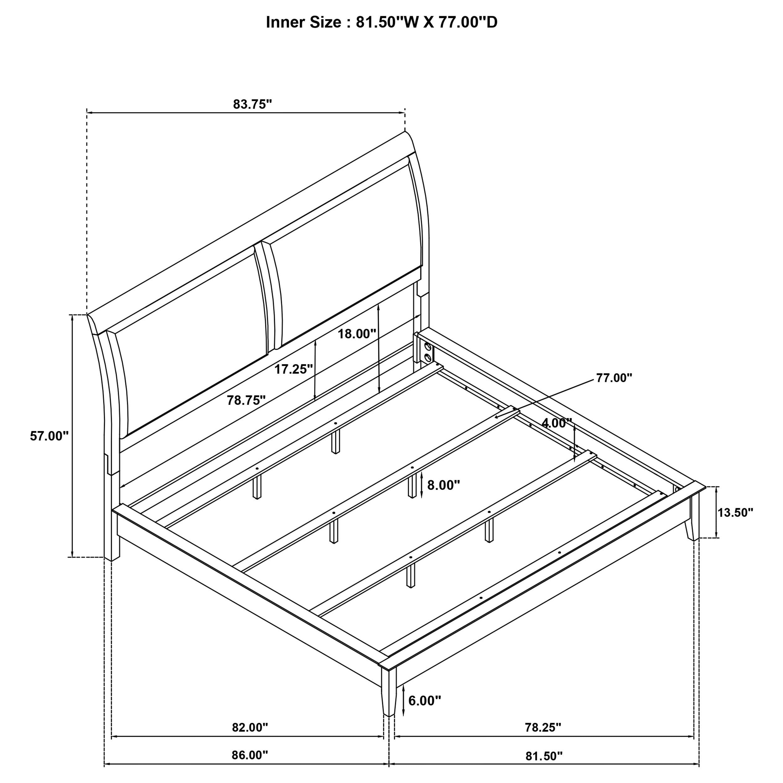 Bexhill Panel Bed - Ideal Furniture (Fresno,CA)
