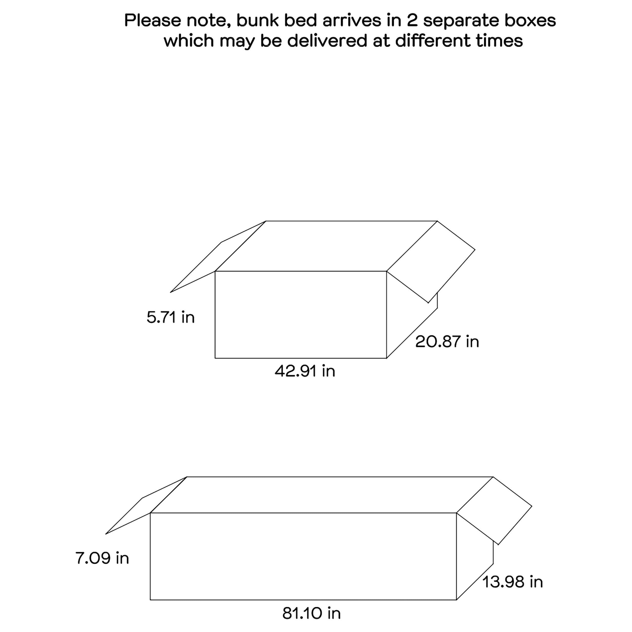 Ryder Bunk Bed with Mattress - Ideal Furniture (Fresno,CA)