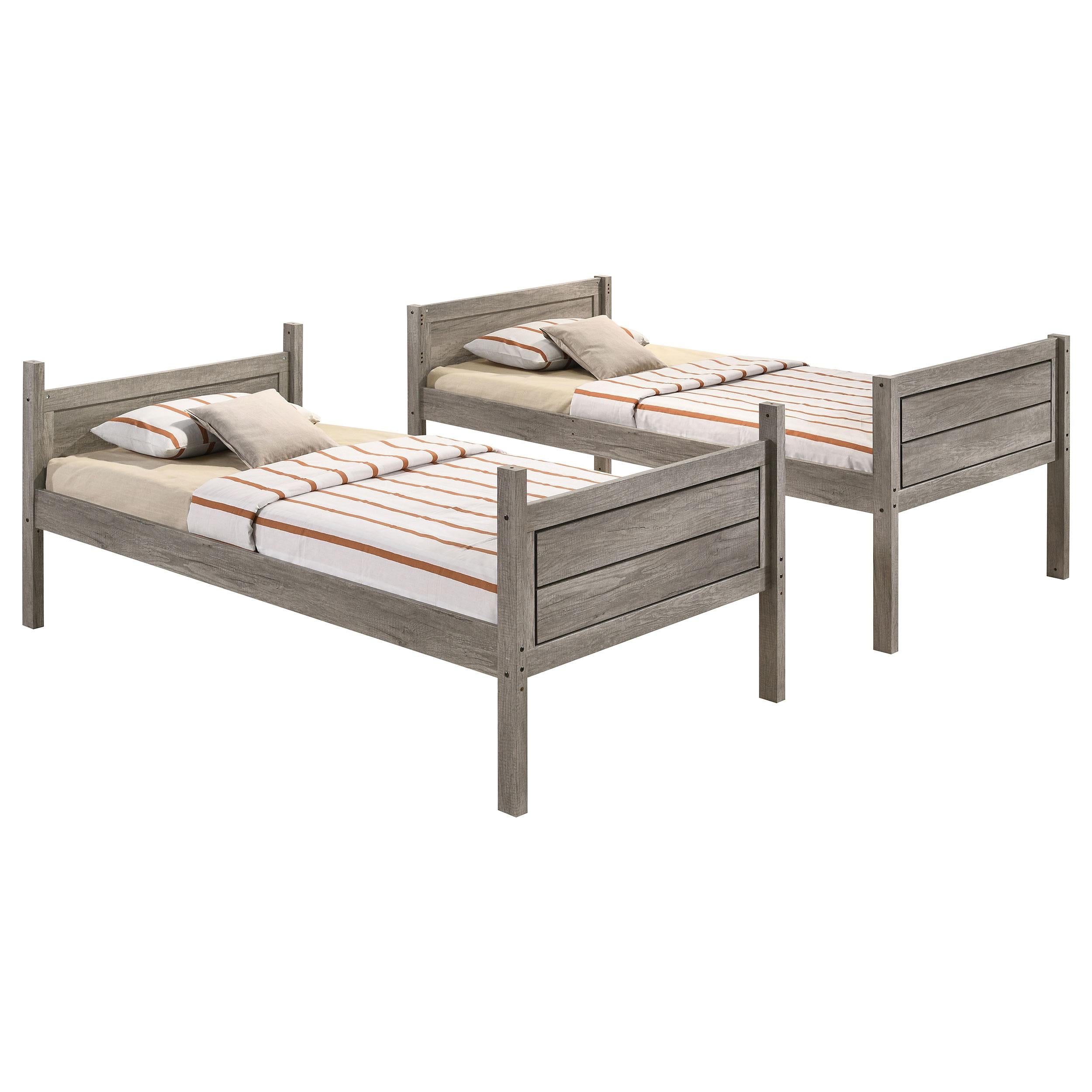 Ryder Bunk Bed with Mattress - Ideal Furniture (Fresno,CA)