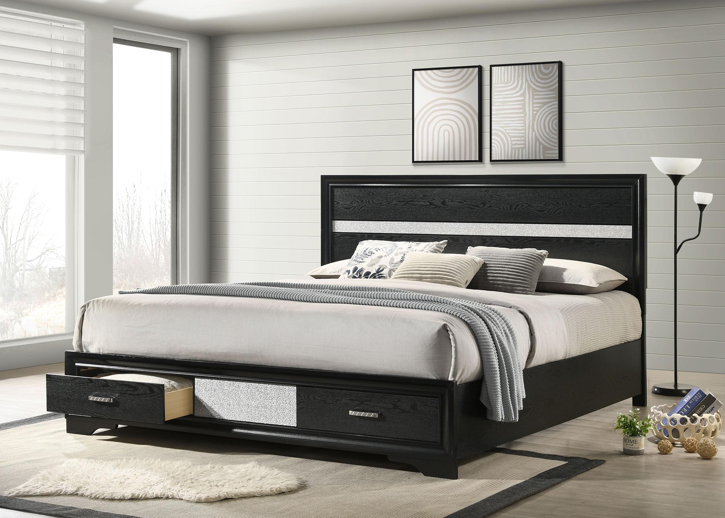 Miranda Panel Platform Storage Bed - Ideal Furniture (Fresno,CA)