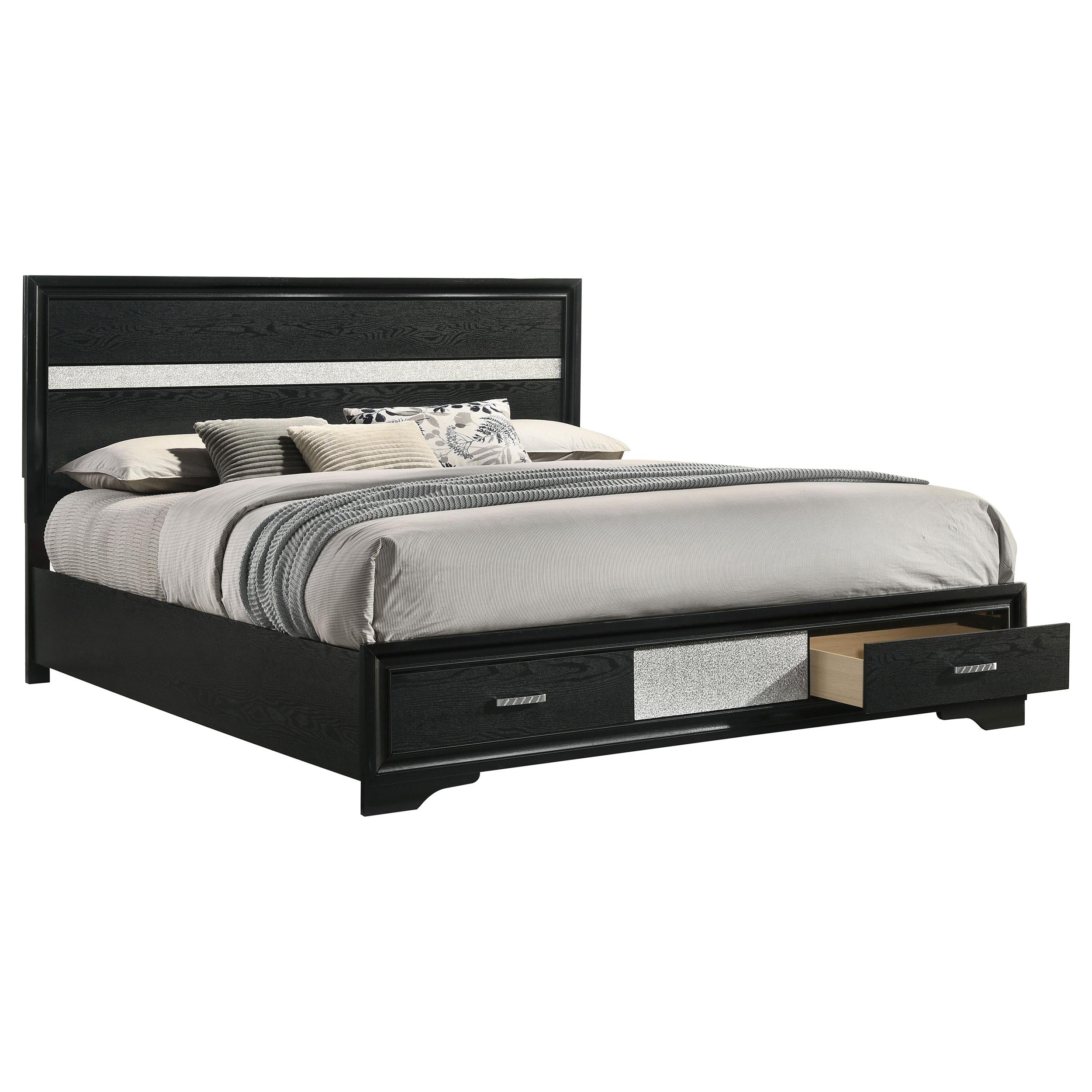 Miranda Panel Platform Storage Bed - Ideal Furniture (Fresno,CA)