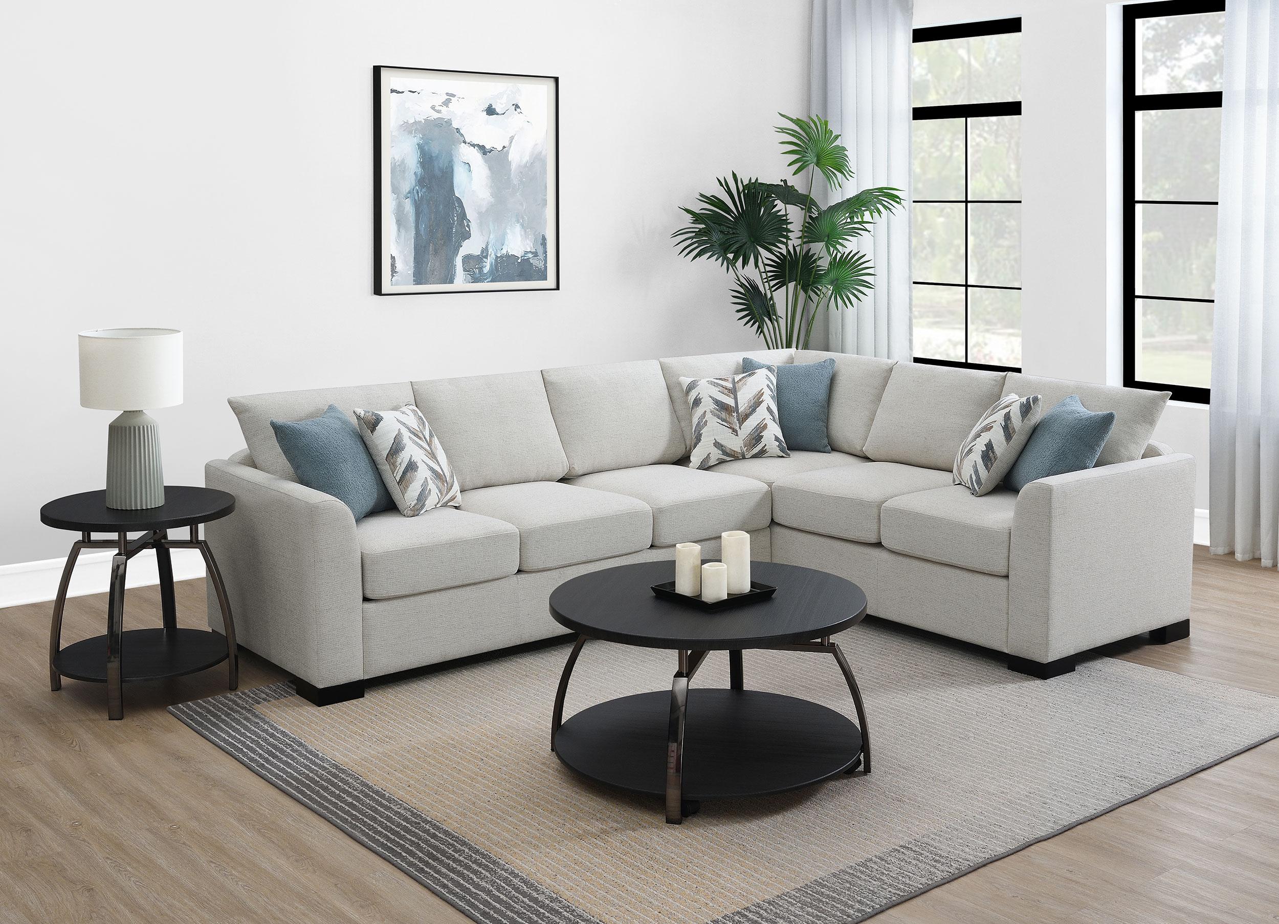 Ashford Fold-Out Sleeper Sectional Sofa - Ideal Furniture (Fresno,CA)