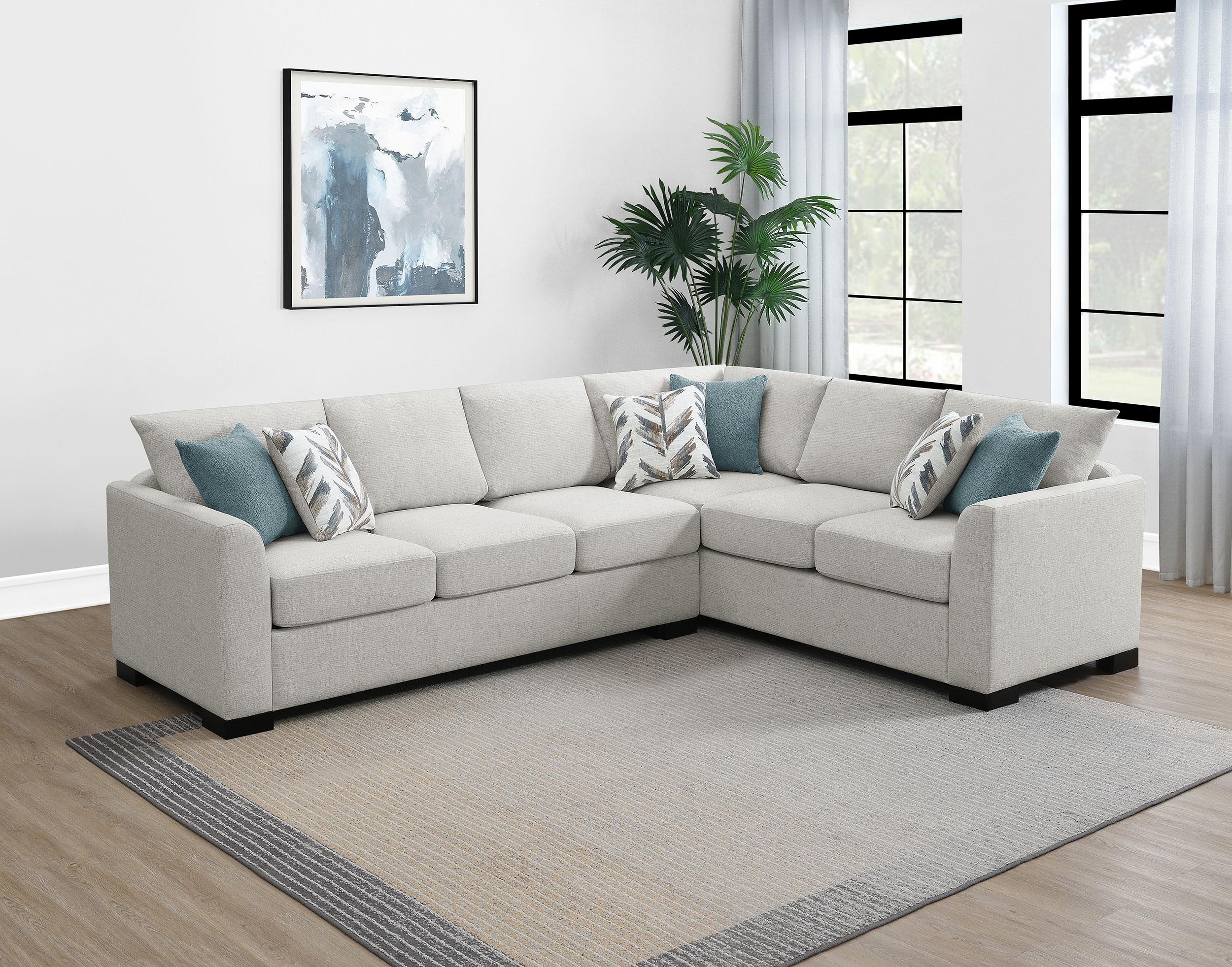 Ashford Fold-Out Sleeper Sectional Sofa - Ideal Furniture (Fresno,CA)