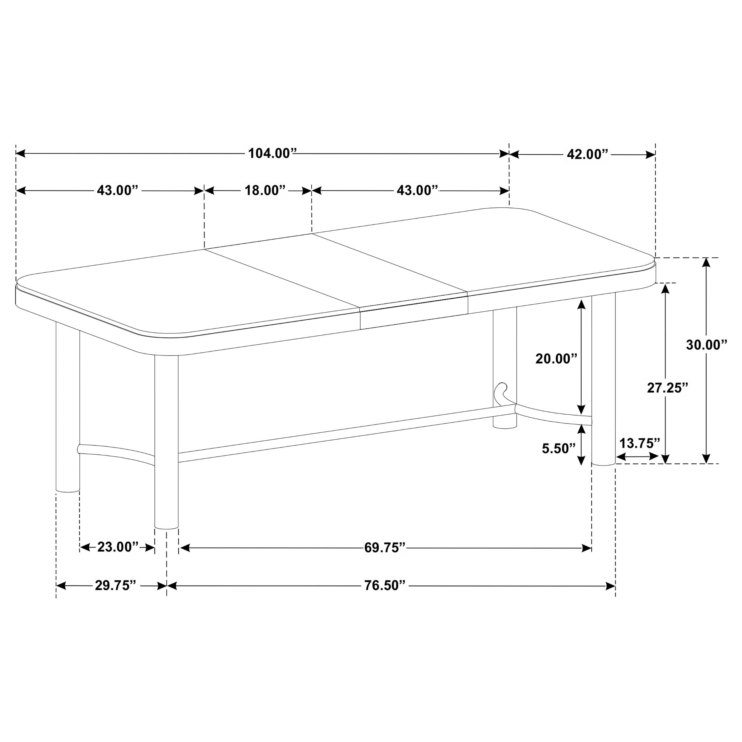 Arini Extension Dining Table - Ideal Furniture (Fresno,CA)
