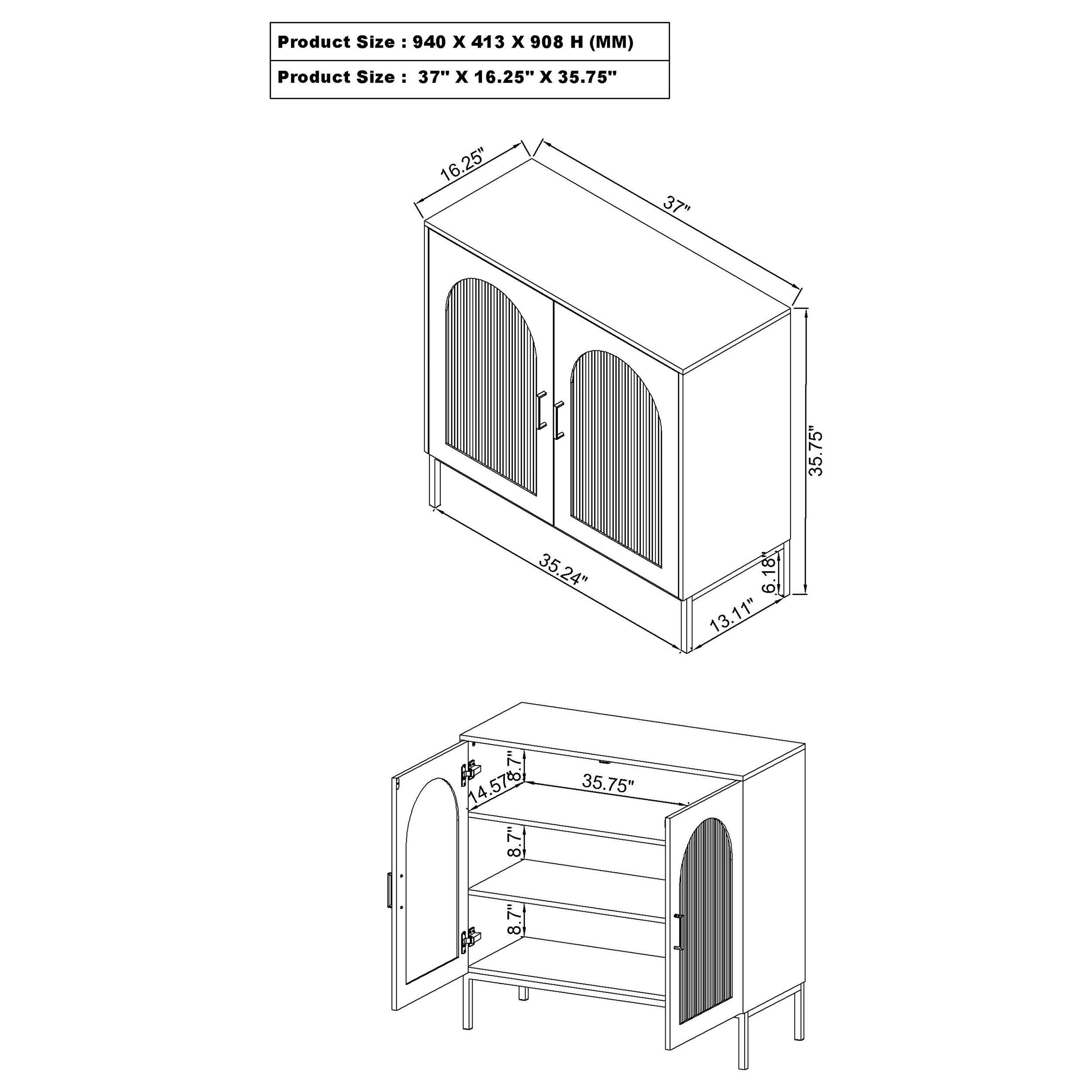 Jess Display Cabinet - Ideal Furniture (Fresno,CA)