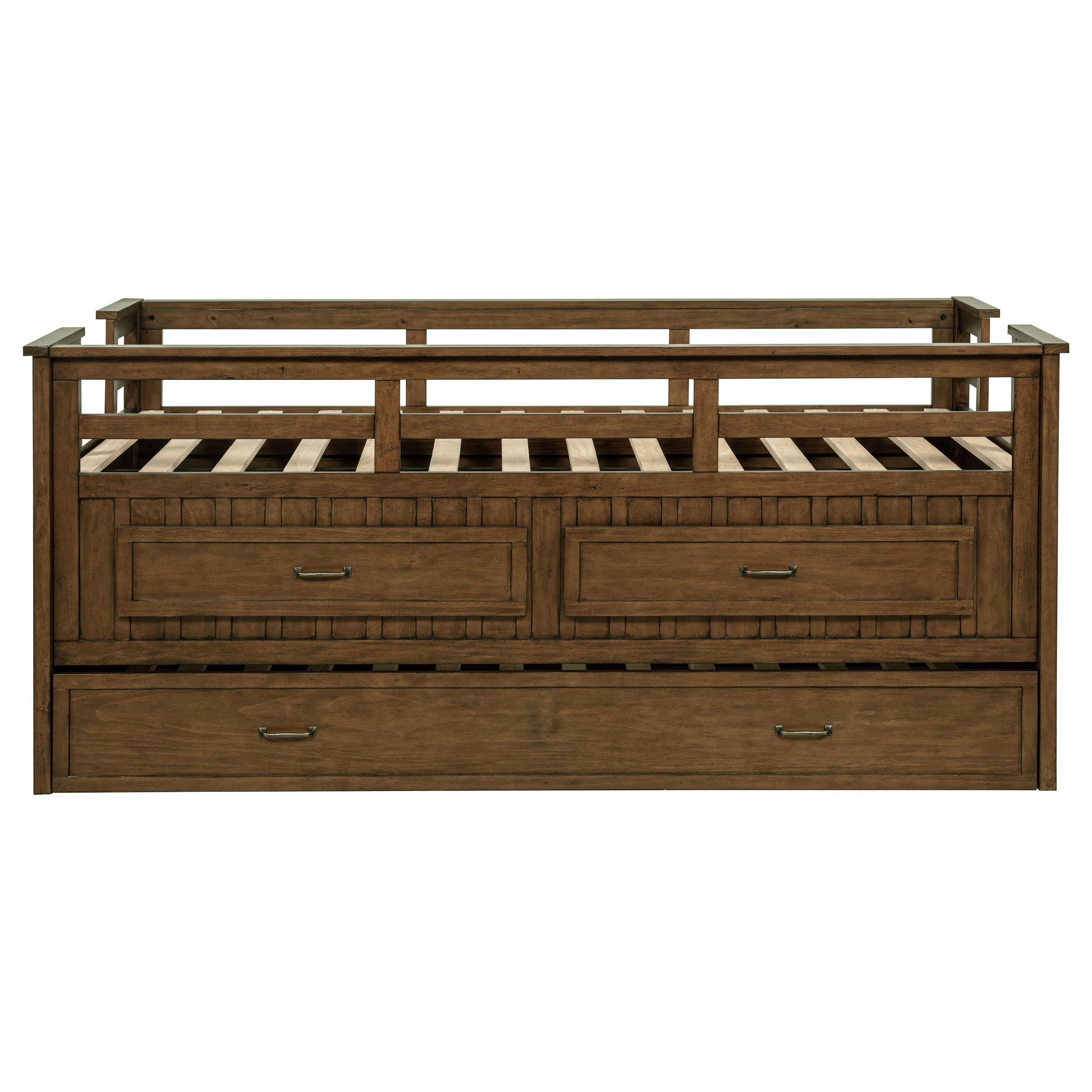 Carlsbad Captains Bed with Trundle - Ideal Furniture (Fresno,CA)