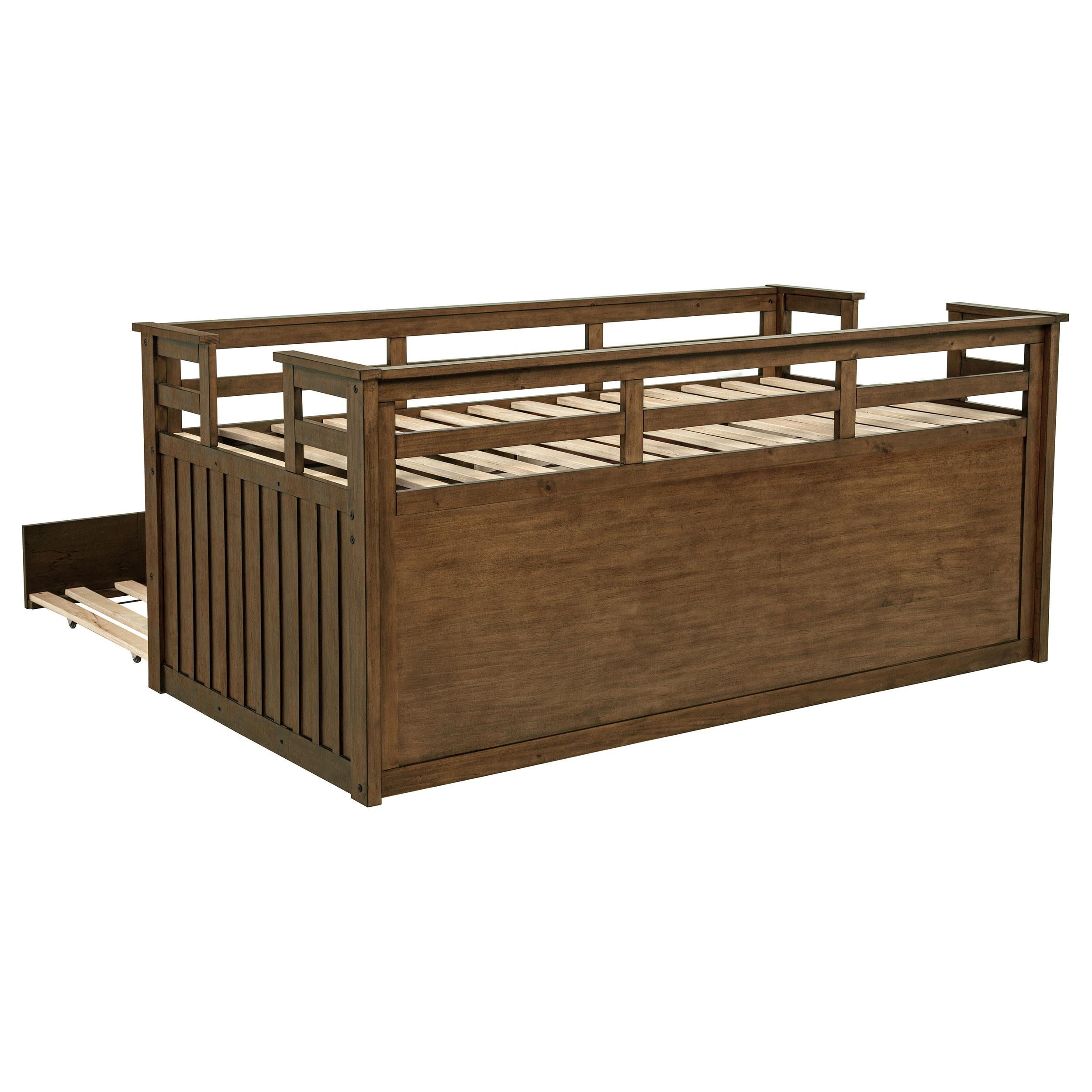Carlsbad Captains Bed with Trundle - Ideal Furniture (Fresno,CA)
