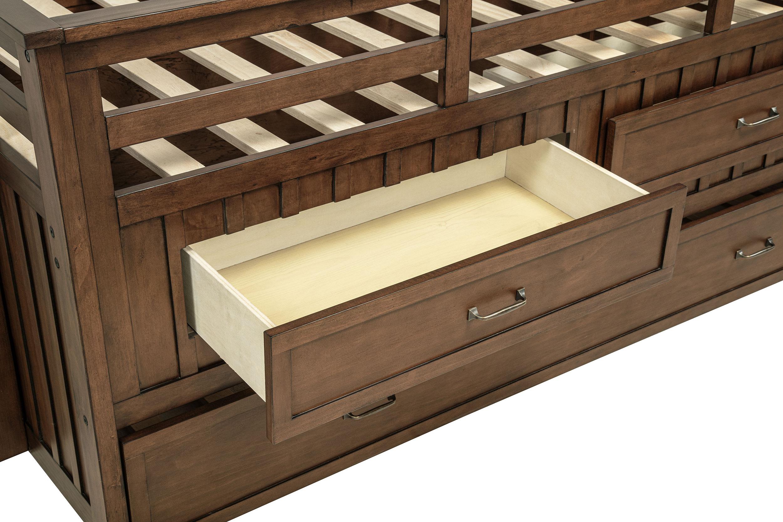 Carlsbad Captains Bed with Trundle - Ideal Furniture (Fresno,CA)