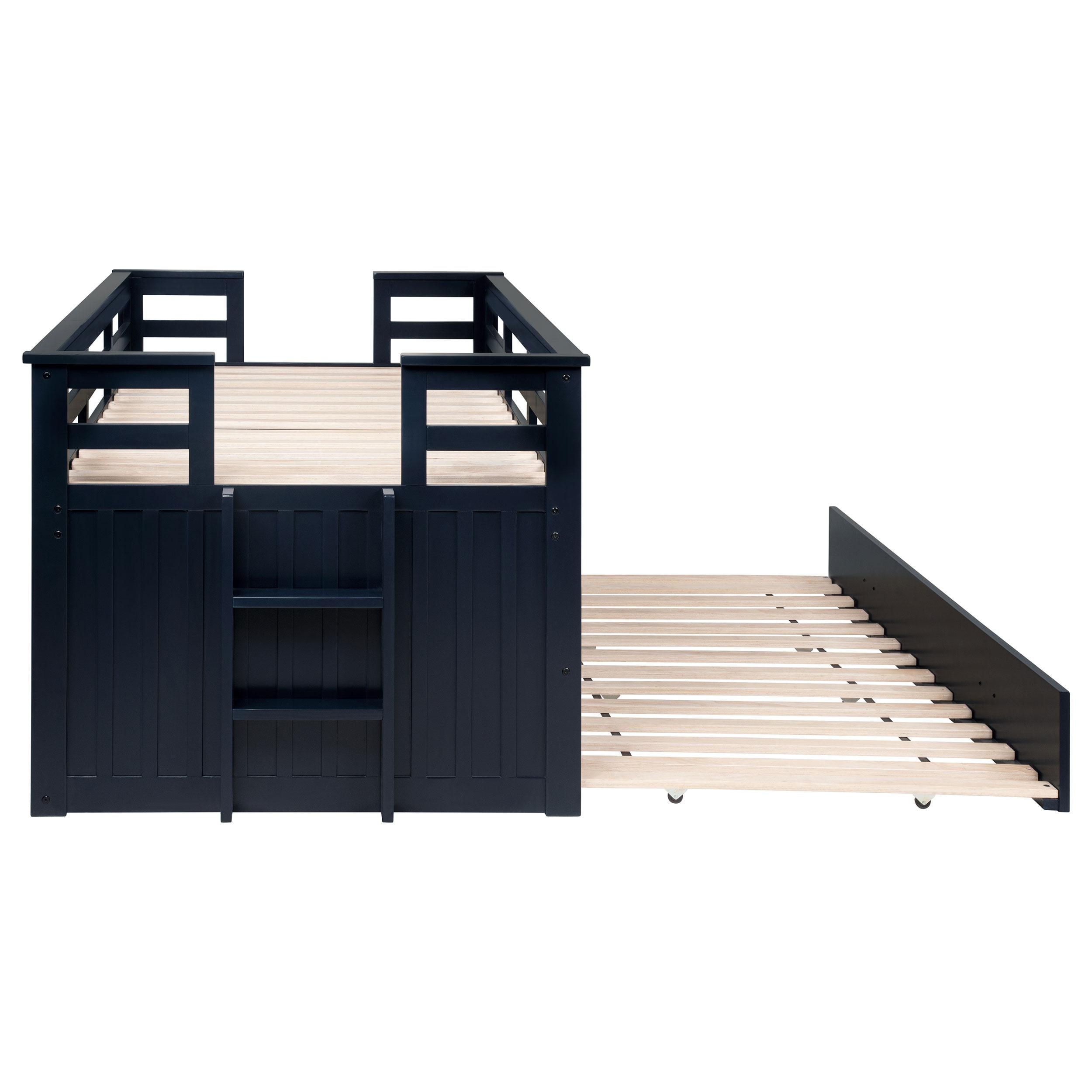 Carlsbad Captains Bed with Trundle - Ideal Furniture (Fresno,CA)