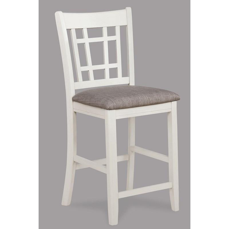 Hartwell Counter Height Chair Chalk Grey - Ideal Furniture (Fresno,CA)