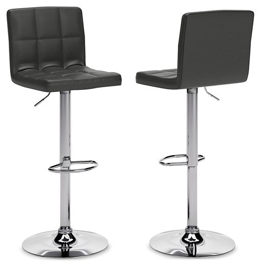 Bellatier Adjustable Height Bar Stool - Ideal Furniture (Fresno,CA)