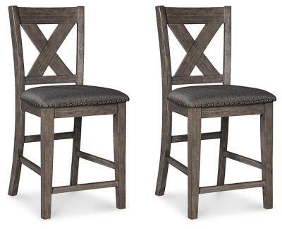 Caitbrook Counter Height Upholstered Bar Stool - Ideal Furniture (Fresno,CA)