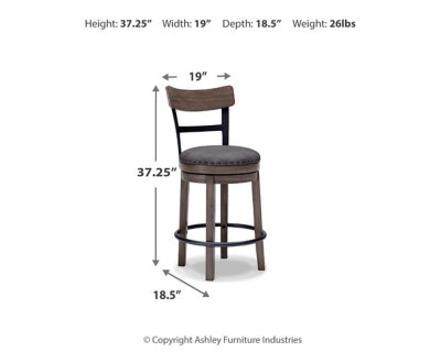 Caitbrook Counter Height Bar Stool - Ideal Furniture (Fresno,CA)