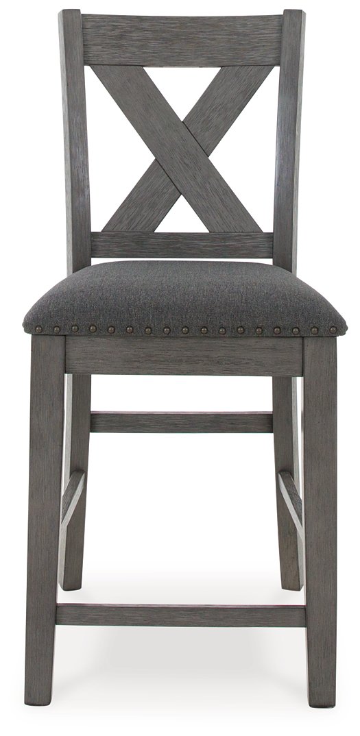 Caitbrook Counter Height Dining Table and Bar Stools (Set of 7) - Ideal Furniture (Fresno,CA)