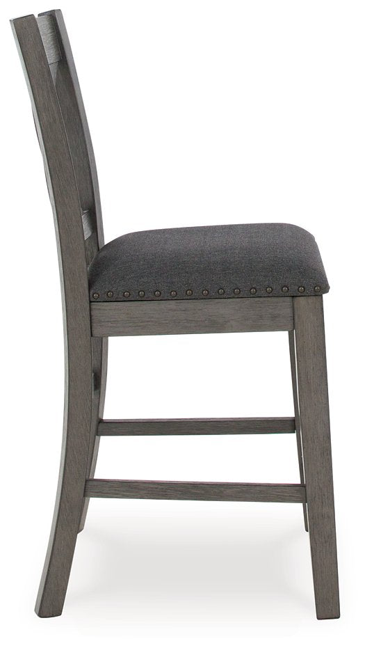 Caitbrook Counter Height Dining Table and Bar Stools (Set of 7) - Ideal Furniture (Fresno,CA)