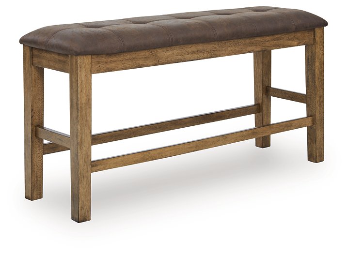 Urbinforte Counter Height Dining Bench - Ideal Furniture (Fresno,CA)