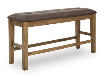 Urbinforte Counter Height Dining Bench - Ideal Furniture (Fresno,CA)