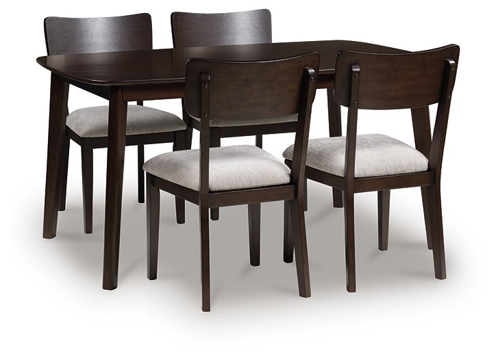 Mallenette Dining Table and 4 Chairs (Set of 5) - Ideal Furniture (Fresno,CA)
