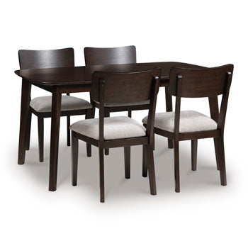 Mallenette Dining Table and 4 Chairs (Set of 5) - Ideal Furniture (Fresno,CA)