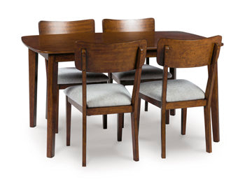 Tameride Dining Table and 4 Chairs (Set of 5) - Ideal Furniture (Fresno,CA)