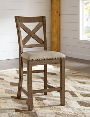 Moriville Counter Height Dining Set - Ideal Furniture (Fresno,CA)
