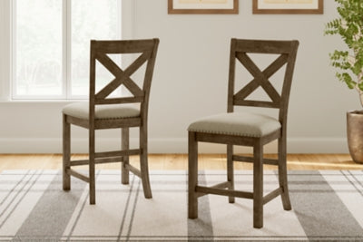 Moriville Counter Height Dining Set - Ideal Furniture (Fresno,CA)