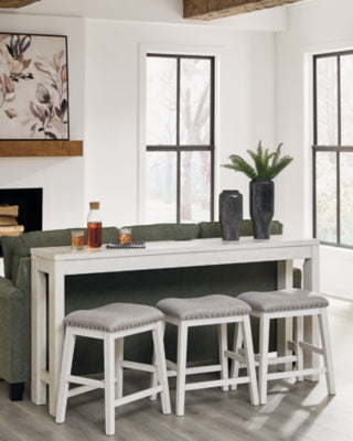 Robbinsdale Counter Height Dining Table and 3 Barstools Set - Ideal Furniture (Fresno,CA)