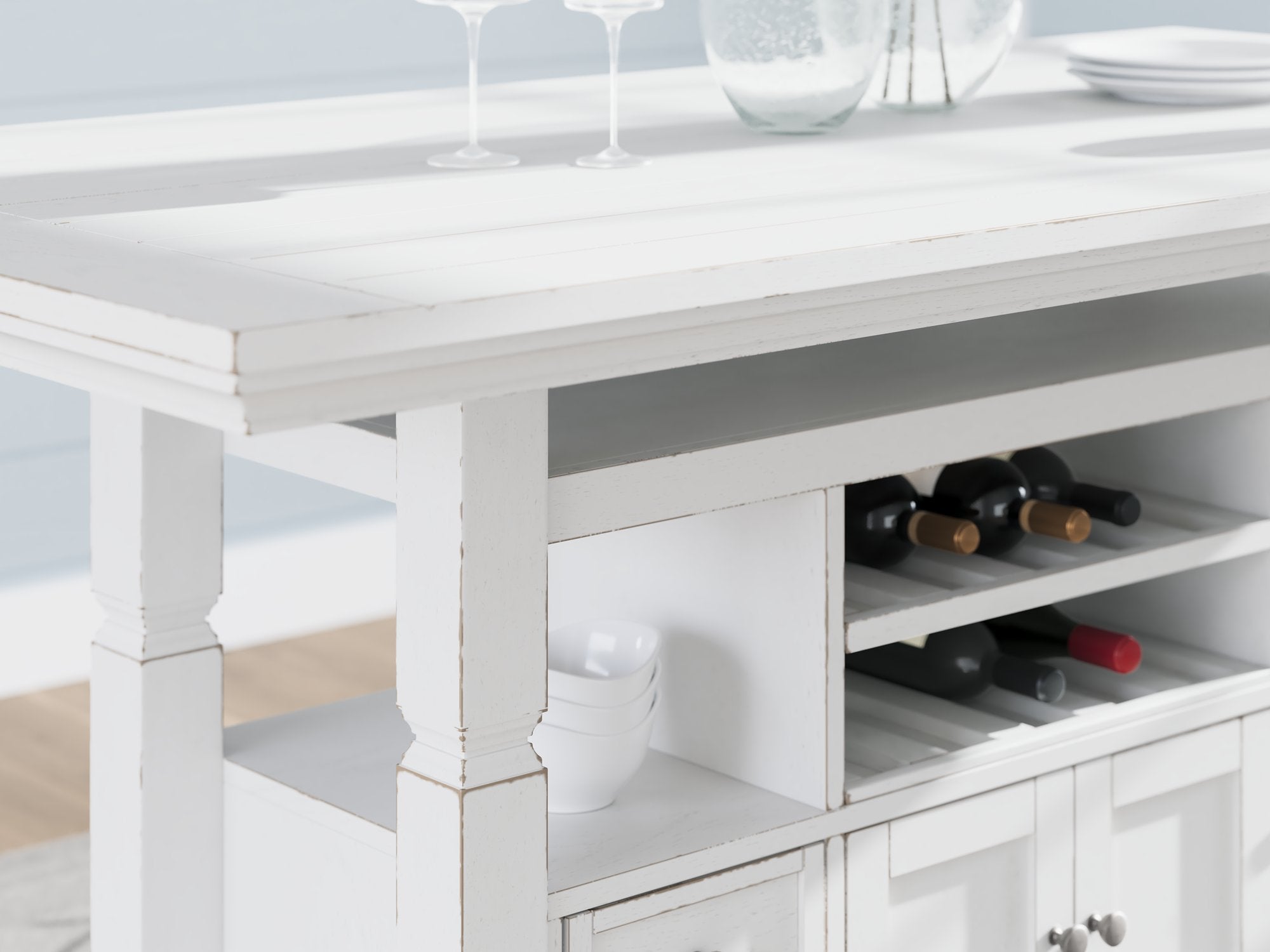 Robbinsdale Counter Height Dining Table - Ideal Furniture (Fresno,CA)