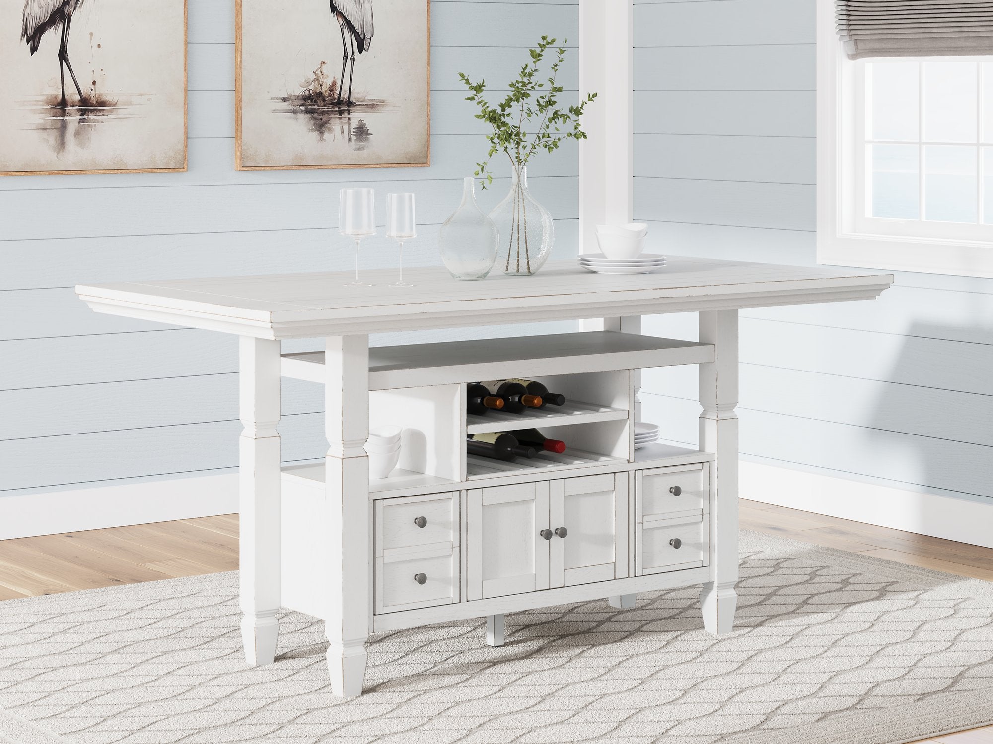 Robbinsdale Counter Height Dining Table - Ideal Furniture (Fresno,CA)
