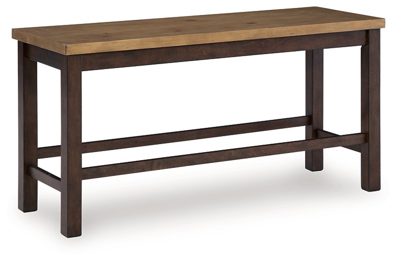 Rylandeen Counter Height Dining Bench - Ideal Furniture (Fresno,CA)
