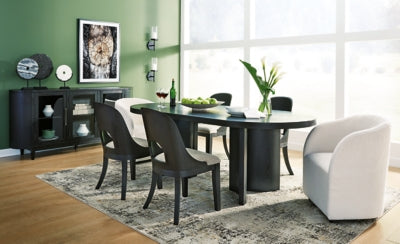 Rowanbeck Dining Package - Ideal Furniture (Fresno,CA)