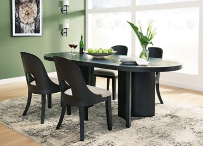 Rowanbeck Dining Package - Ideal Furniture (Fresno,CA)