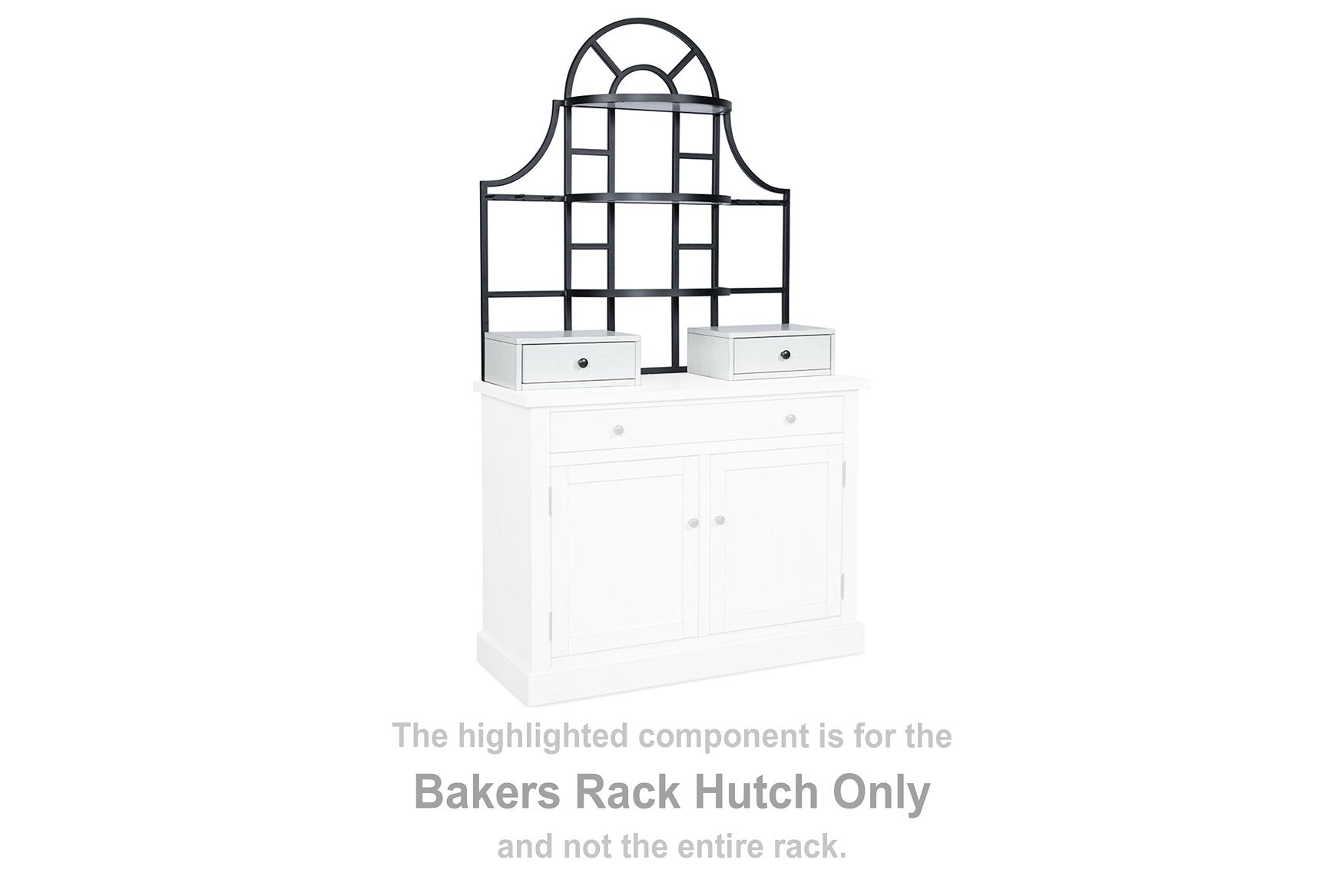 Greddinton Bakers Rack - Ideal Furniture (Fresno,CA)