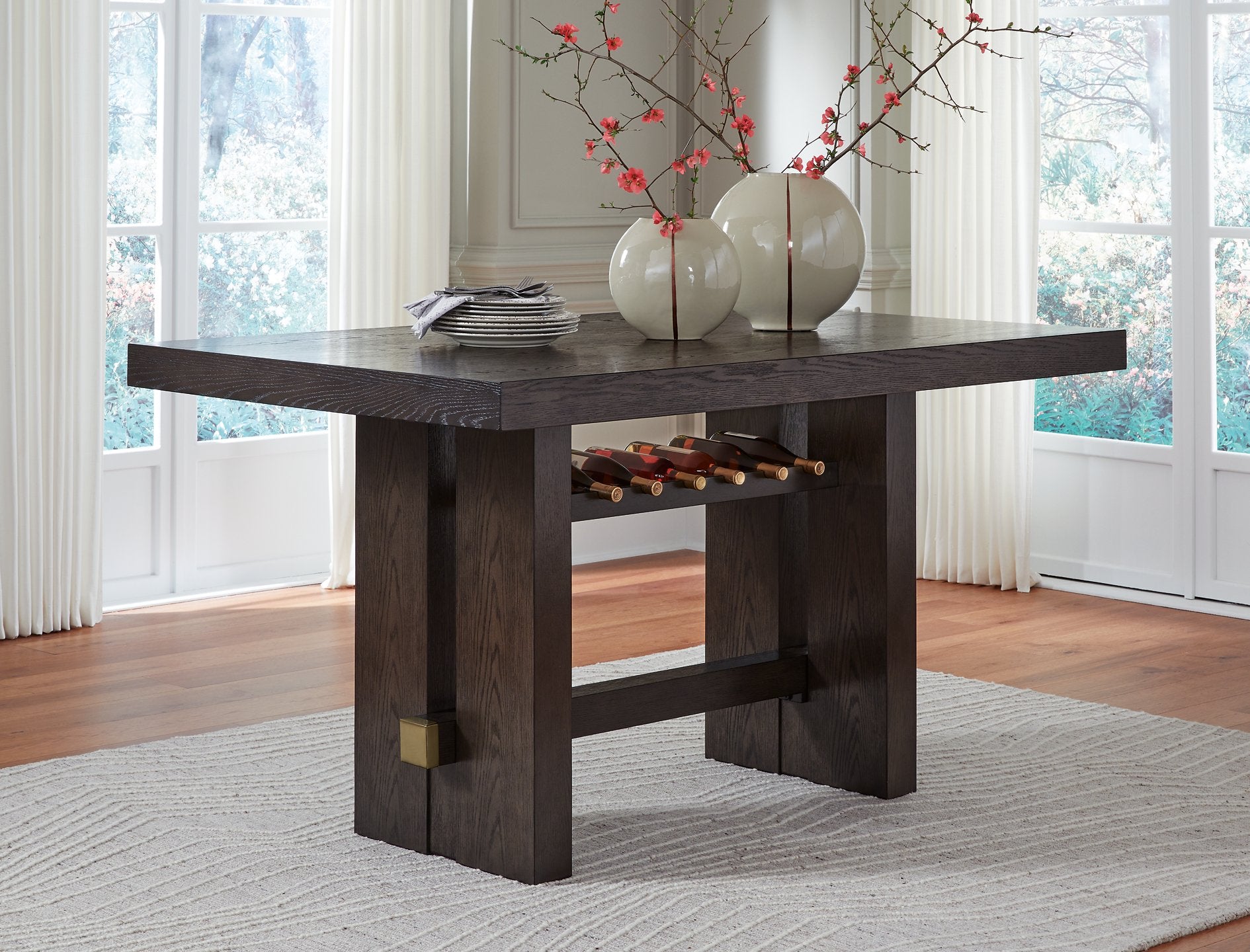 Burkhaus Counter Height Dining Table - Ideal Furniture (Fresno,CA)