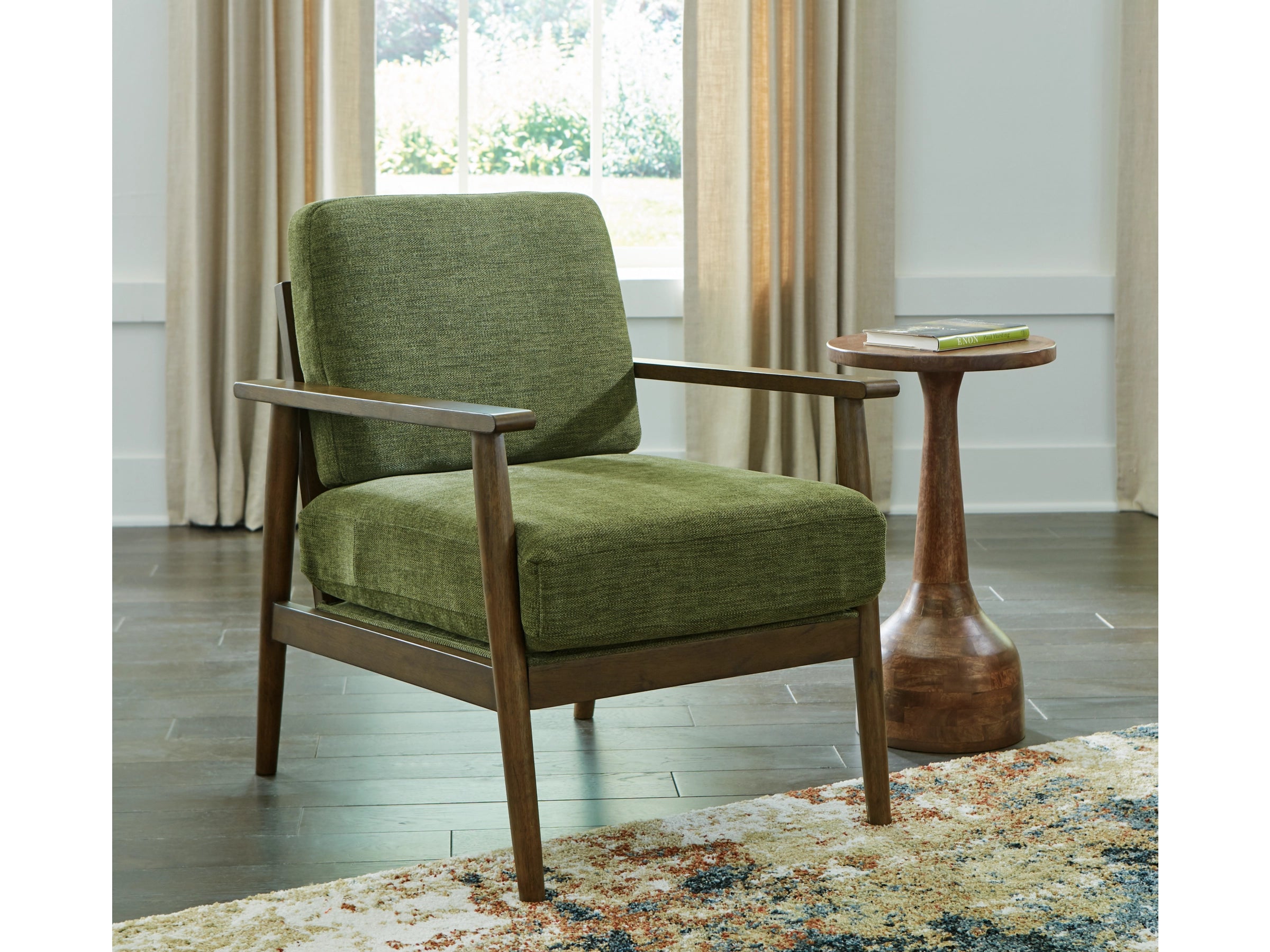 Bixler Showood Accent Chair - Ideal Furniture (Fresno,CA)