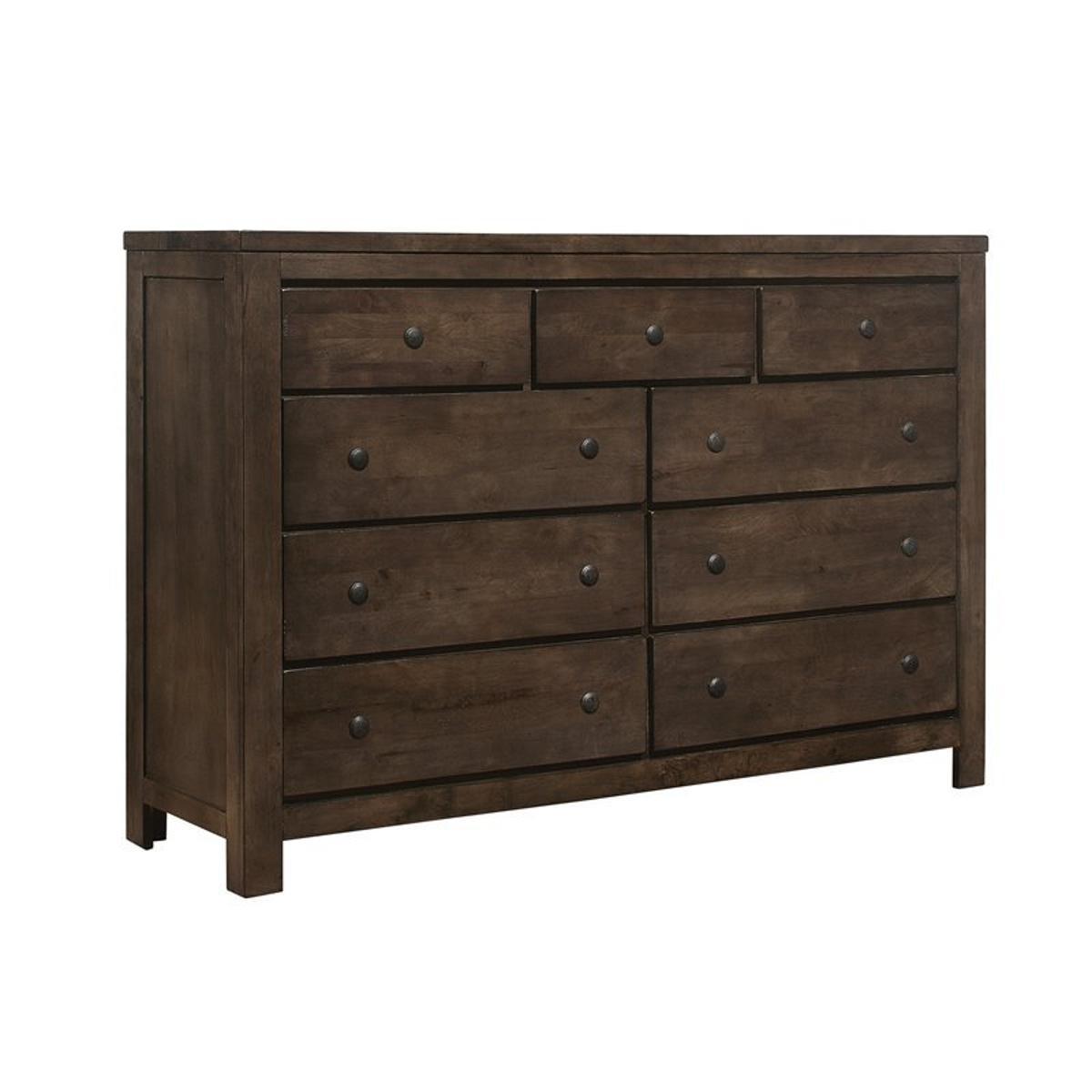 Emerald Home Ashton Hills Dresser in Classic Gray/Brown - Ideal Furniture (Fresno,CA)