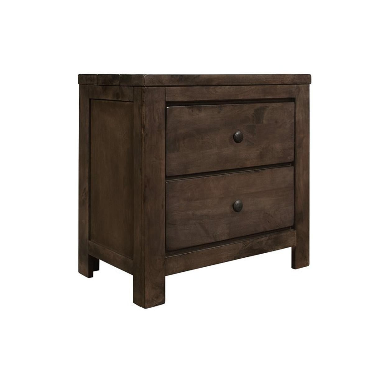 Emerald Home Ashton Hills Nightstand in Classic Gray/Brown - Ideal Furniture (Fresno,CA)