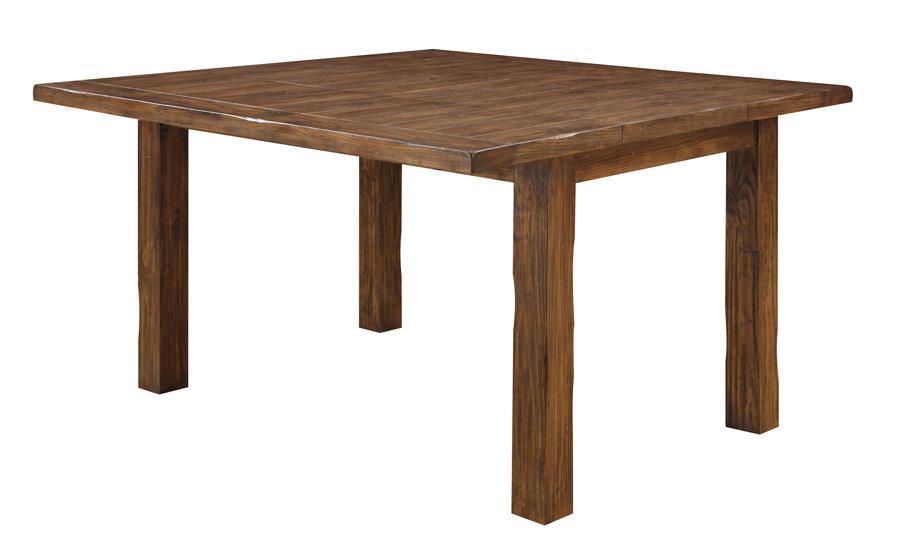 Emerald Home Chambers Creek Dining Table in Distressed Brown - Ideal Furniture (Fresno,CA)