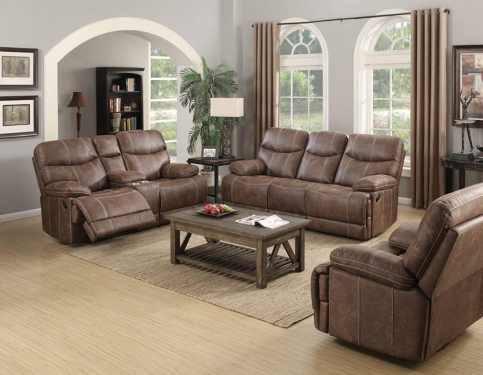 Emerald Home Earl Loveseat in Brown - Ideal Furniture (Fresno,CA)