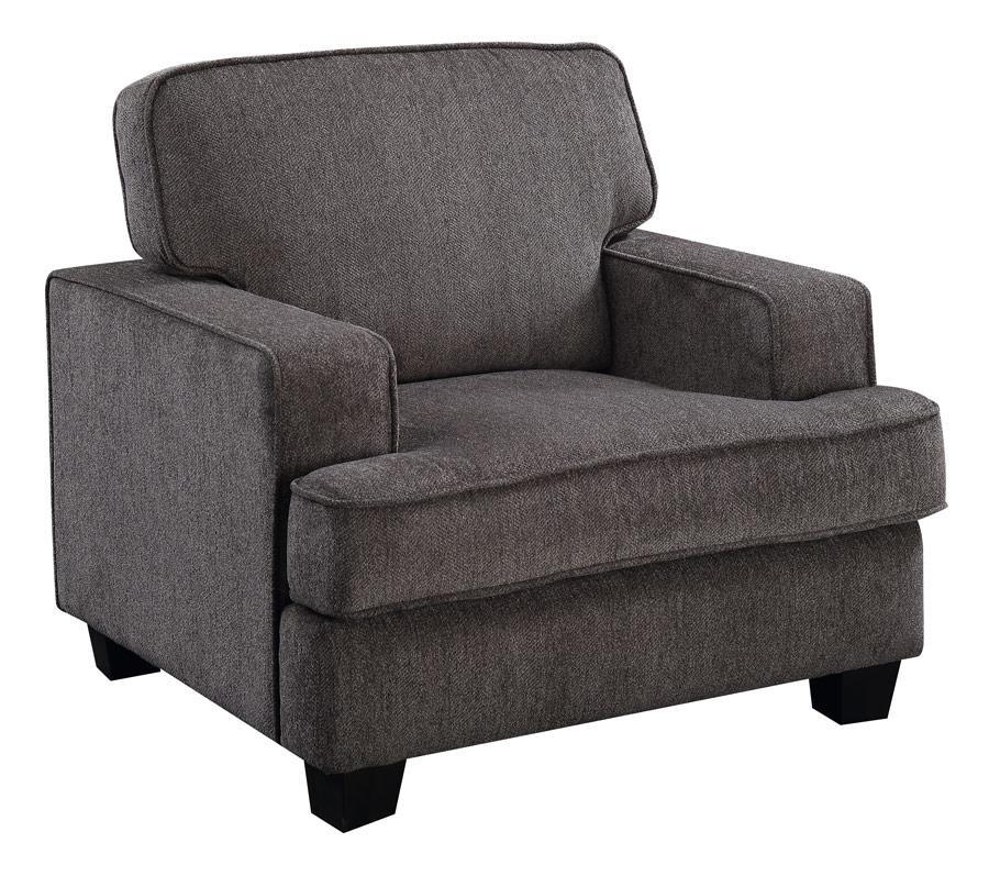 Emerald Home Furnishings Carter Chair in Ink - Ideal Furniture (Fresno,CA)